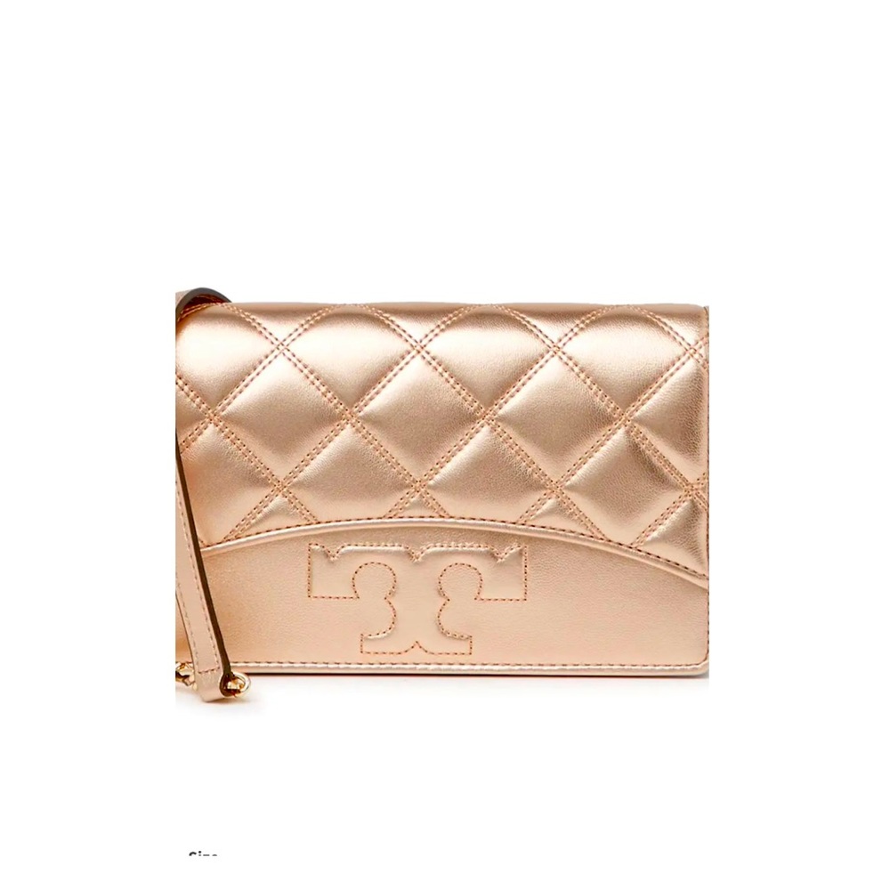 TORY BURCH Savannah Chain Flat Wallet